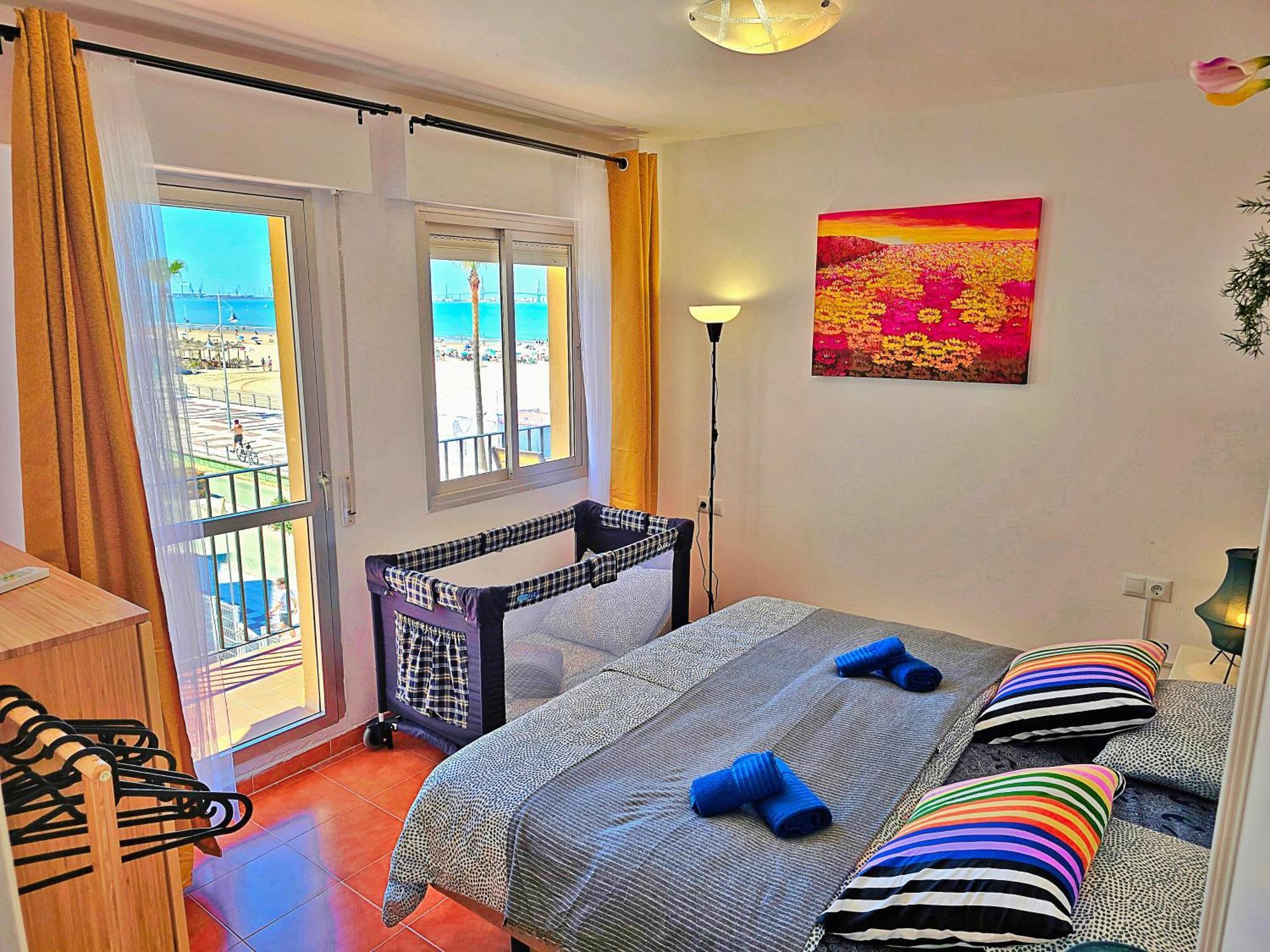 Beachfront Duplex 1ª Linea & Terraces Oceanfront El Puerto de Santa María Eksteriør billede