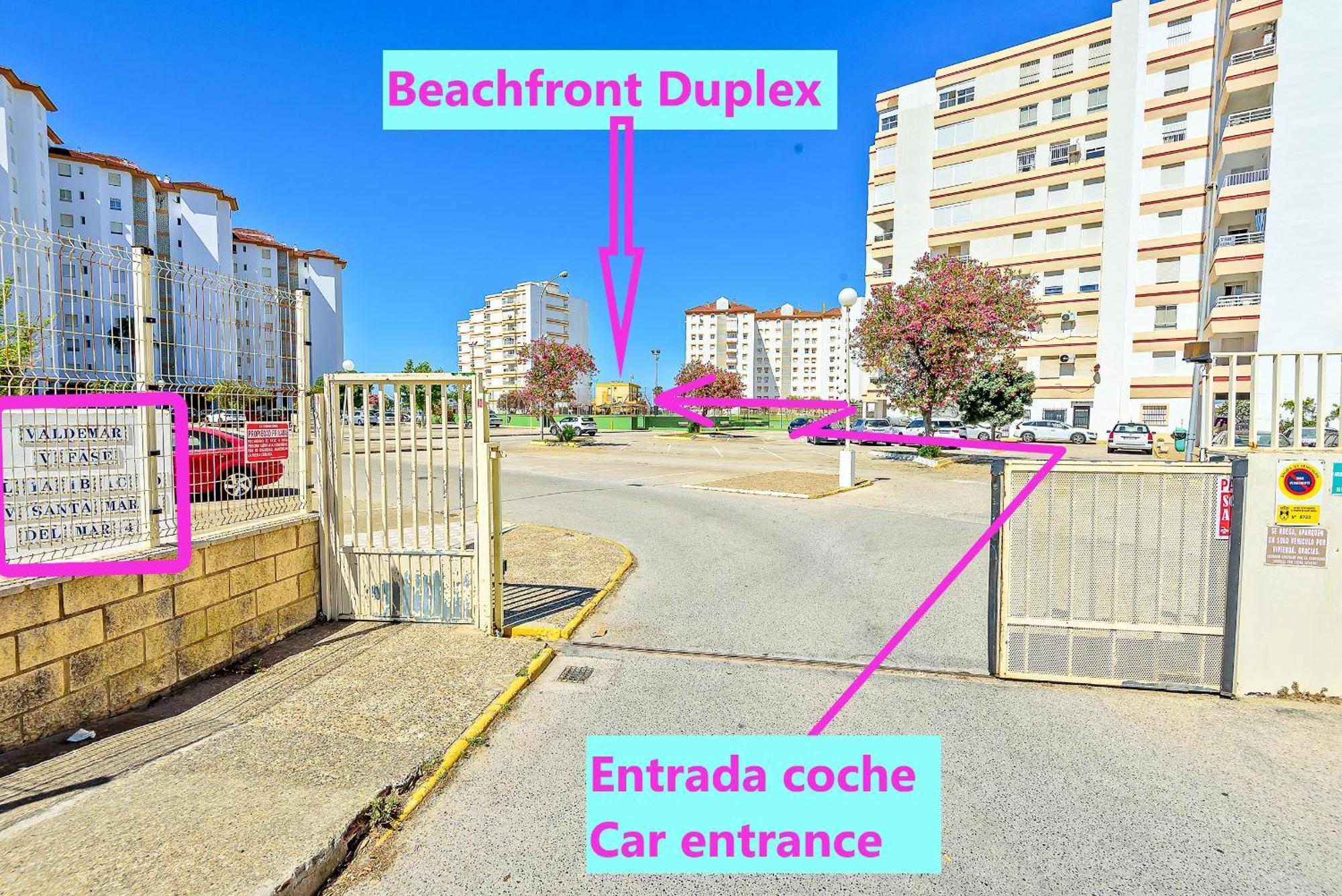 Beachfront Duplex 1ª Linea & Terraces Oceanfront El Puerto de Santa María Eksteriør billede